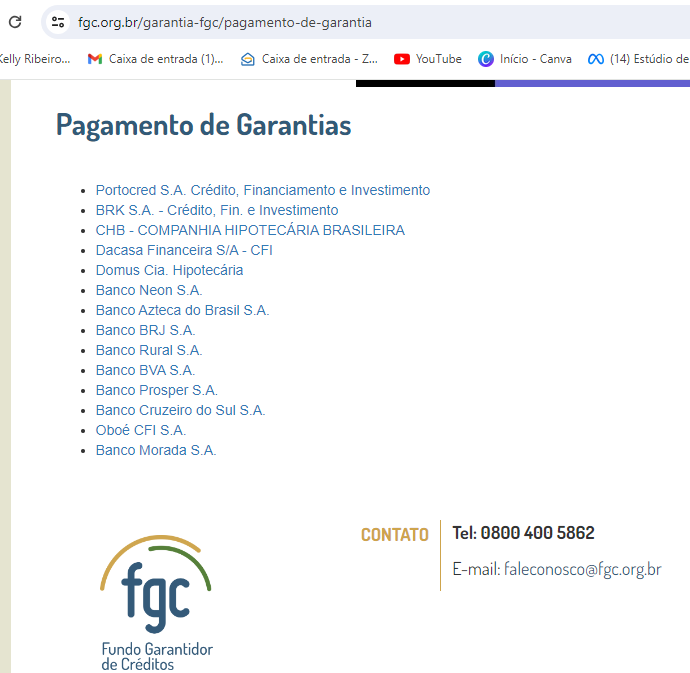 Pagamento em garantia