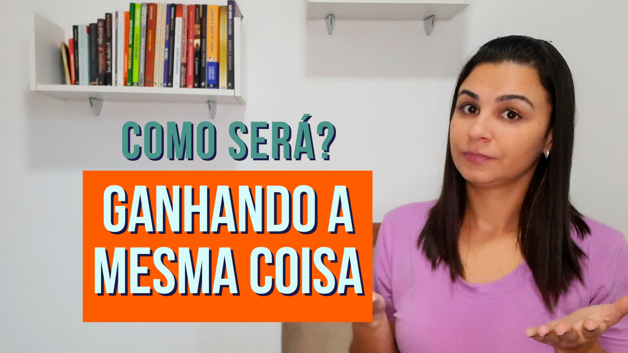 Já pensou como será daqui a 5 anos GANHANDO A MESMA COISA