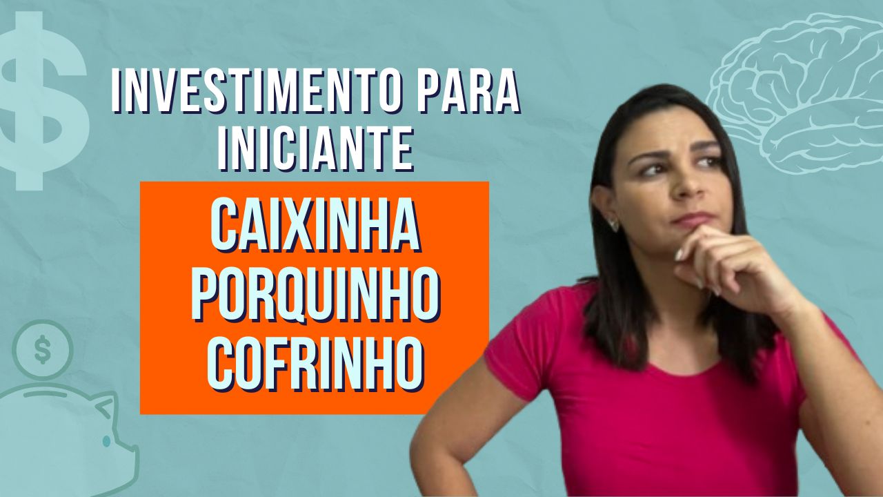 CAIXINHA PORQUINHO COFRINHO Investimentos para iniciantes